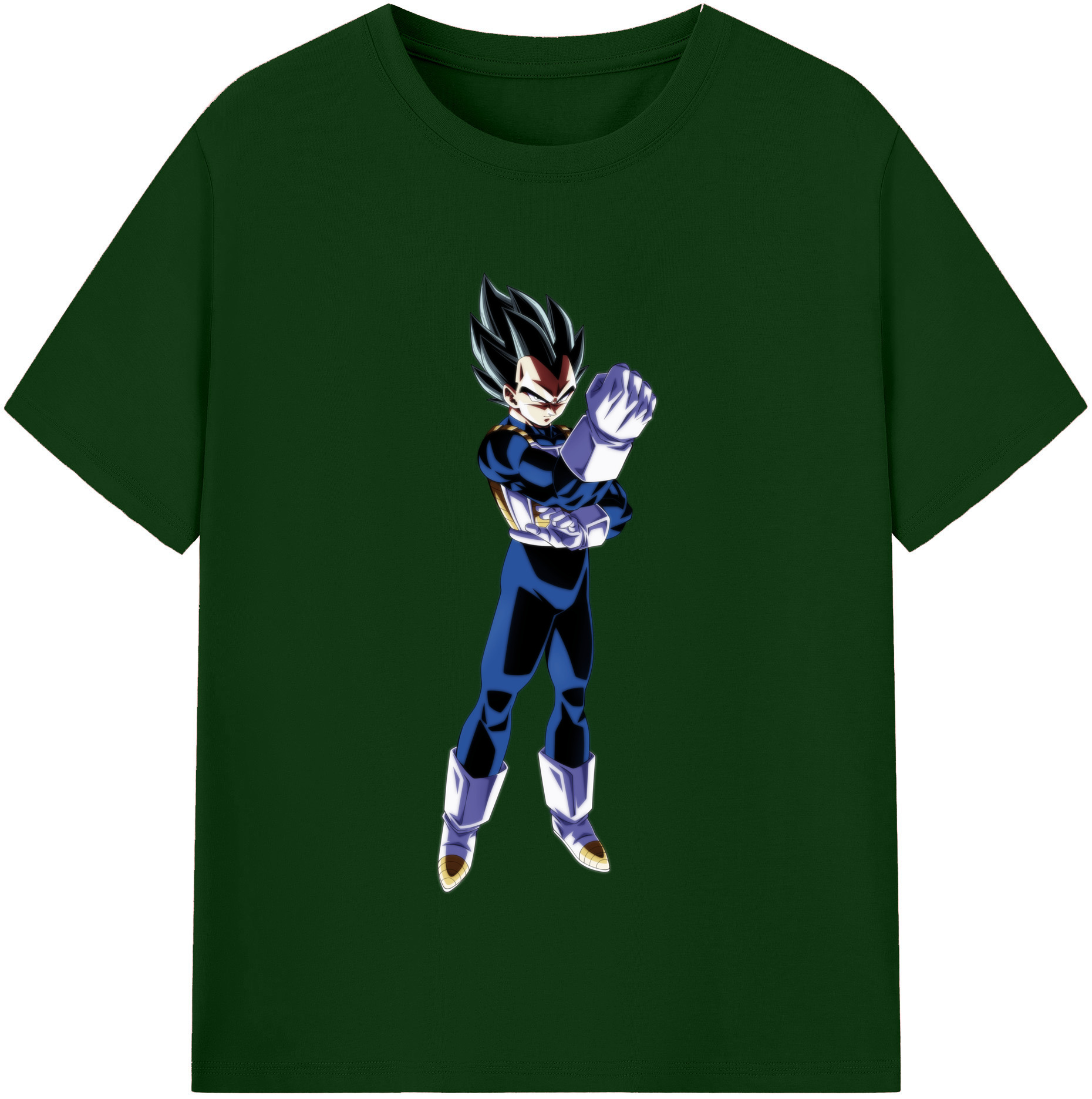 （画像用） ドラゴンボール ベジータ四世（Bejīta Yonsei）DRAGON BALL Vegeta IV 綿100％半袖Tシャツ（フロントプリント）